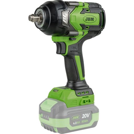 JBM60051 Pistola de impacto brushless a batería 1/2", 1000 Nm