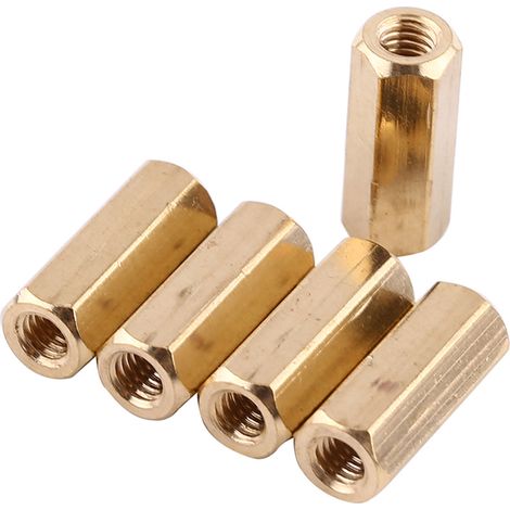 Entretoise M3 Femelle en Colonne Hexagonale pour PCB - 100pcs Brass M310 - Espacement Montage Cartes (1/5)