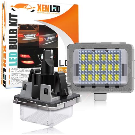 Pack modules LED plaque arrière Mercedes W204 W212 W221 C216 C207 - BLANC 6000K (1/5)