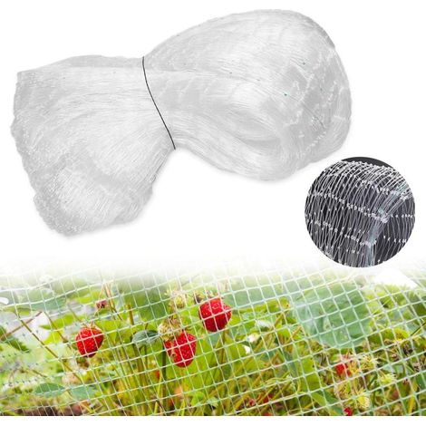 Filet poules anti-oiseaux 3x10m protection réutilisable volière balcons jardins (1/5)