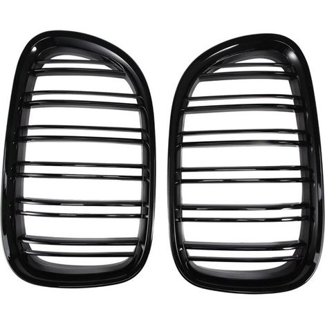 Parrilla doble de riñón en negro brillante para BMW Serie 7 (F01/F02) 730D/740D/750D