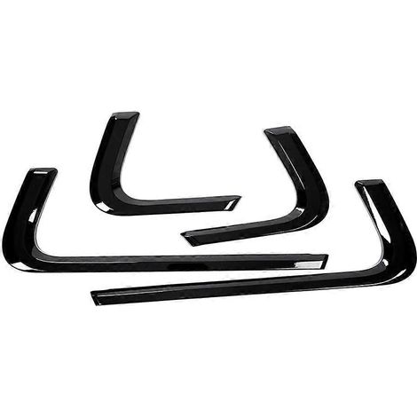 4 baguettes décoratives intérieures de porte en ABS noir brillant pour Land Rover Range Rover Sport 2014-2022 (1/5)