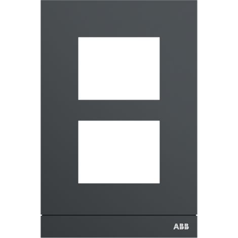 Platine 1/2 audio anthracite 2TMA220161B1001 ABB 41392CF-B