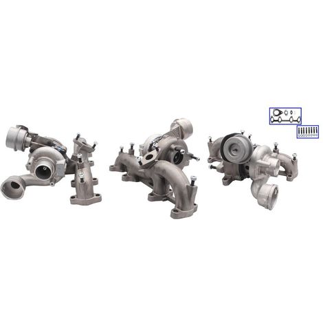 Turbocompresseur, suralimentation TMI PA54399700060 SEAT 03G253010F 03G253010FV