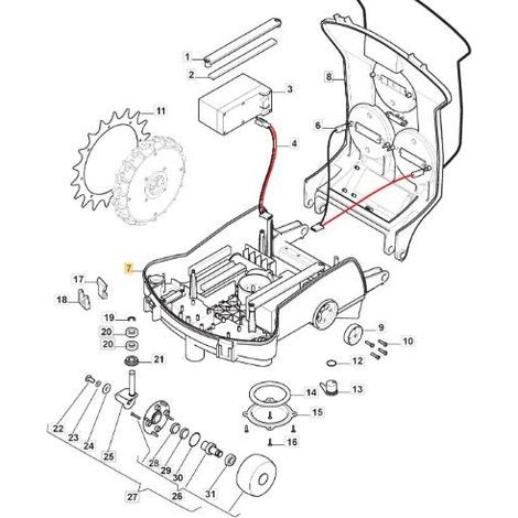 SCOCCA INFERIORE 527 ORIGINALE STIGA - 1126-1483-01