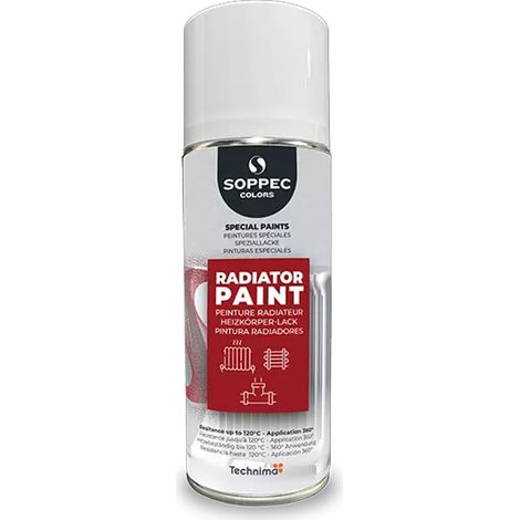 Bombe peinture pour radiateur blanc mat - 400ml
