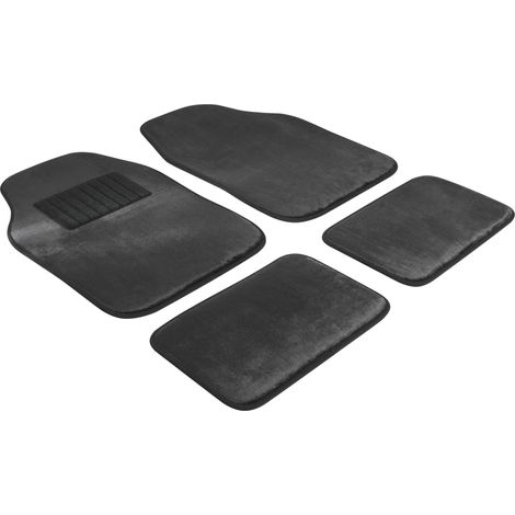 Lave-moquette 8mm Velours 4pcs. noir (1/5)