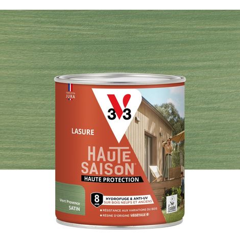 V33 Lasure V33 Haute saison 8 ans vert provence satiné 0.75 l