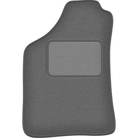 Alfombrilla de terciopelo para el conductor para: Mitsubishi L200 Triton pickup (2001-2006) grafito