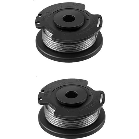 Bobina di ricambio per Bosch ART 23 SL/ART 26 SL/ART 2300/ART 23-28/ART EASY (F016800569/F016800385) per tosaerba Bosch con 1 tappo (F016F04557) 2 pezzi (1/4)