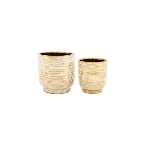VASE HOLDER MELODY SET 2 PCS CM Ø 23X24-17,5X19 (1/5)