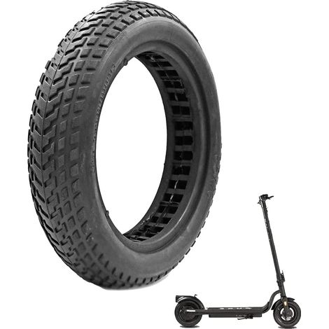 1 Pneumatico Pieno 8 1/2 x 2 per Monopattino Elettrico e Scooter Ricambio Ruota Solida 8,5 a Nido Dape Ecovelo