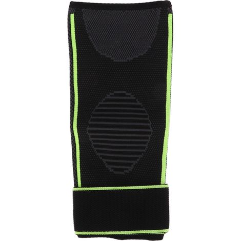 Genouillère de compression ajustable et respirante avec sangle pour basketball, cyclisme et sports, absorbant les chocs. (1/5)