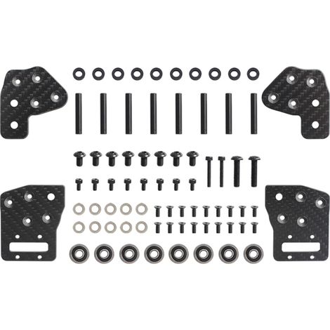 Irovami Kit joint XY fibre carbone – Léger, absorbe chocs – Idéal pour Voro 2.4/Trident, imprimante 3D