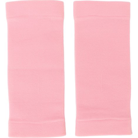 Une paire d'attelles roses pour les chevilles convient à la récupération après des blessures de course à pied et au soulagement des douleurs au talon et des tendinites d'Achille. (1/5)