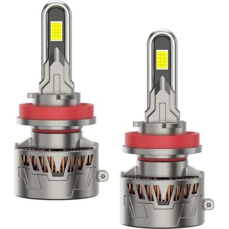 Ampoule LED H7. Kit d'éclairage LED de Remplacement 38000LM 160W. Plug and Play Taille 1:1 Phare H7 Feux de Route et de Croisement Blancs 6500K pour Voitures 12V (1/5)