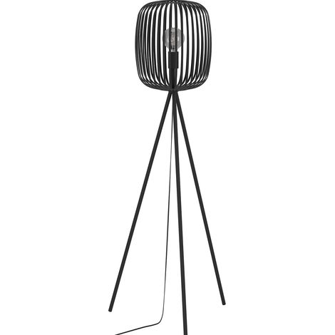 Piantana Minimal Romazzina Acciaio Nero 1 Luce E27