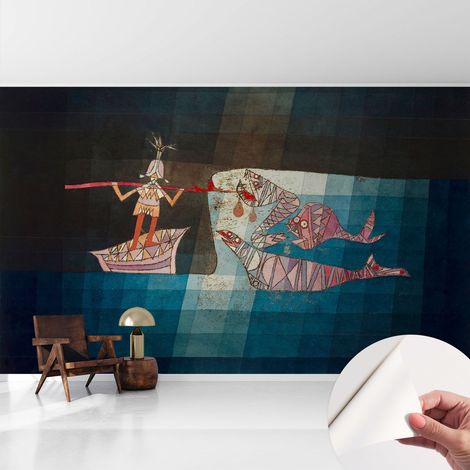 Fototapete Selbstklebend - Wandtattoo - leicht anzubringen - Wandverkleidung Fischer und Jäger 416x254 cm (1/5)
