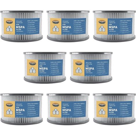 Filtre pour Mspa, Filtre Spa pour Mspa Lite, Cartouche de Filtre pour Piscine Mspa Whirlpool (1/5)