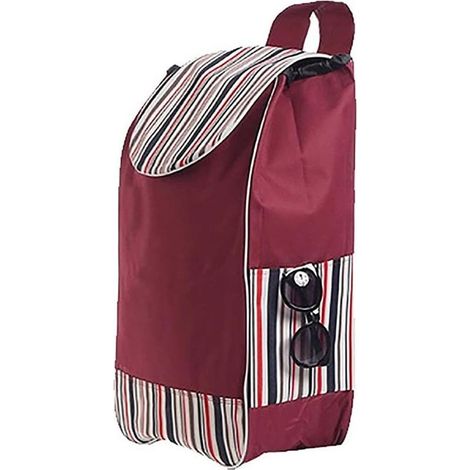 Sac de remplacement pour chariot de course 40 L, housse pliable en Oxford, réutilisable et imperméable (1/5)