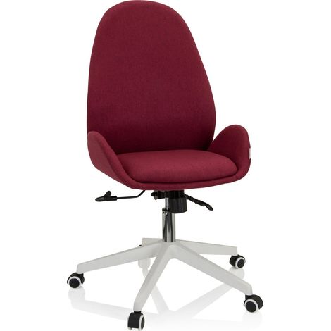 Bürostuhl / Drehstuhl AVEA I Stoff bordeaux hjh OFFICE (1/5)