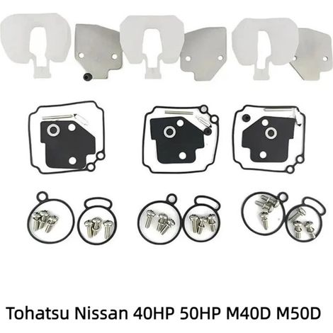 Kit de réparation de carburateur pour Tohatsu Nissan 40HP 50HP M40D M50D