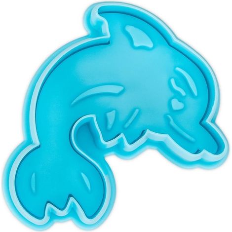 Städter Emporte-pièce dauphin 6,5 cm bleu clair