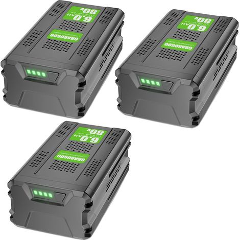 Batterie de remplacement, capacité de 6000mAh, compatible avec les outils Greenworks, Beige (1/2)