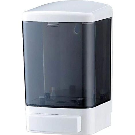 Dispenser di sapone manuale da parete per cucina e bagno, dispenser di sapone commerciale per liquidi, shampoo, gel, camera in plastica - 1000 ml (1/4)