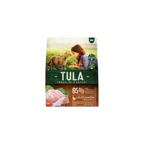 Comida para gatos Tula, pollo y verduras, 1,4 kg.