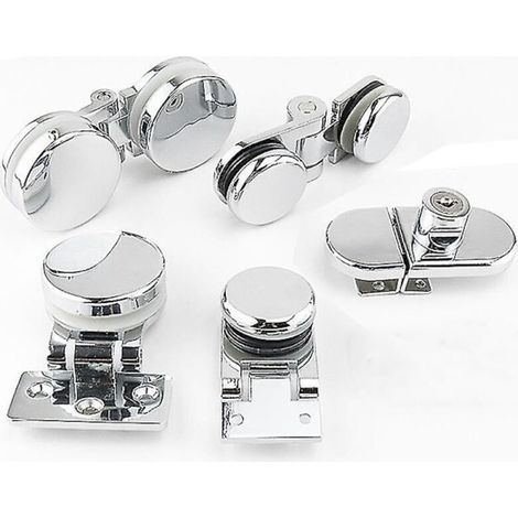 Rahmenlose Scharniere für Glastüren, eingelassene Scharniere für Weinkeller, runde Scharniere für Glastüren