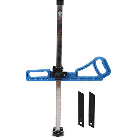 Outil de Coupe de Cloison Sèche, Coupe-plaque de Plâtre Pliable avec échelle de 60 Cm, Outil de Découpe pour Cloisons Sèches (1/5)