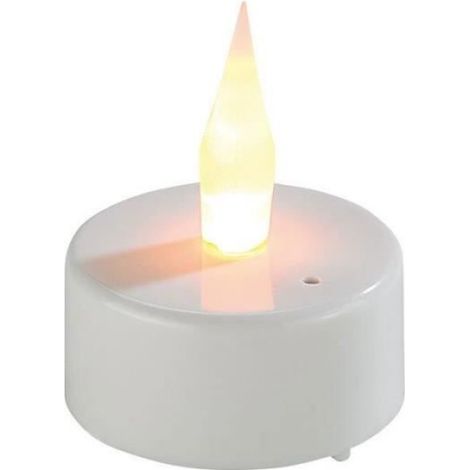 Bougies chauffe-plat LED - - Lot de 8 - Blanc - Intérieur - Classique (1/3)