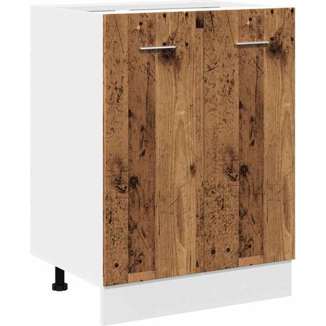 Maison Exclusive - Armadio Inferiore “Lyon” Legno Antico 60x46x81,5 cm