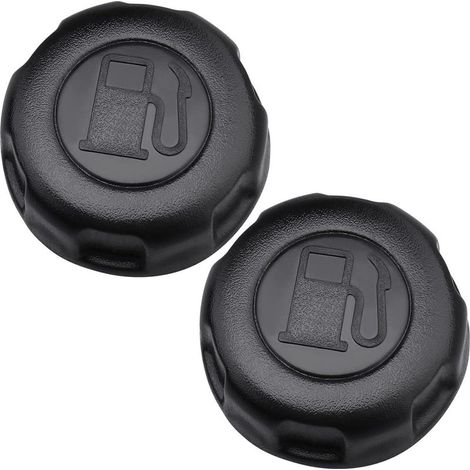 Bouchon Reservoir Carburant - Plastique Noir - Compatible GC135 CG160 GC190 GCV135 GCV160 GCV190 GS190 GSV - 43 mm - 2 Unites (1/5)