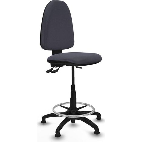 Piqueras y Crespo Silla de Oficina Gris Sombre Confort
