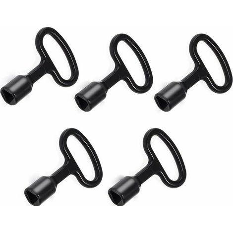 5Pcs Clé Triangulaire en Métal, Clé Triangulaire, Clé de la Boîte du Compteur, Clé de Compteur Gaz, pour Armoire de Compteur Électrique à Eau de Gaz (1/5)