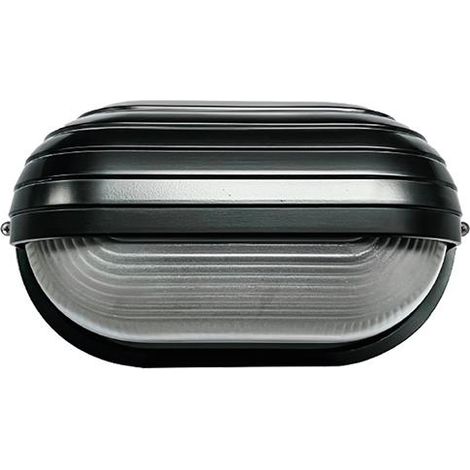 PLAFONIERA GIARDINO "PALPEBRA OVALE MINI" NERA PAPILLON - (EX 50146)
