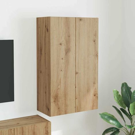 TV-Wandschrank Artisan-Eiche 59,5 x 31 x 100 cm Holzwerkstoff