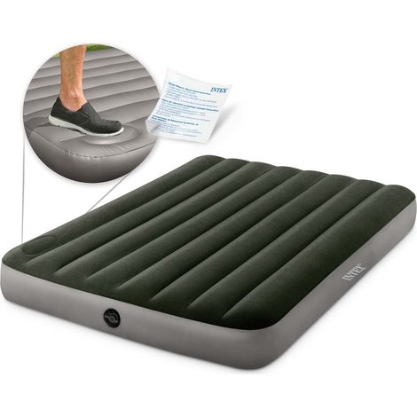Colchón hinchable 191x137x25 cm con bomba de pie incorporada INTEX 64762