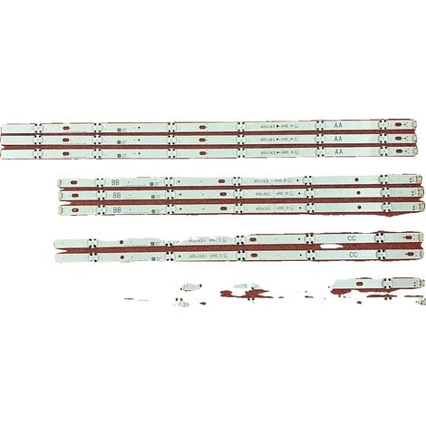 Bande LED, longueur de 1250 mm, installation facile, Kit 10pcs pour 1 TV (1/5)