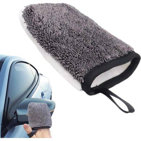 Gants De Lavage De Voitures Gants De Lavage Pour Lesvoitures Peinture Outil de détail convivial pour la porte tableau de bordroue, siège en cuir