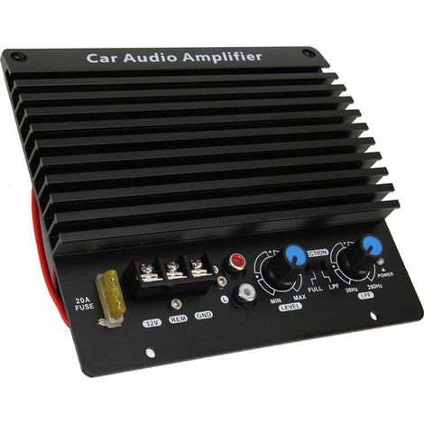 Amplificatore di potenza per auto da 1000 W, scheda amplificatore ad alte prestazioni, potente scheda subwoofer per bassi da 12 V per altoparlanti per bassi da 8 e 12 pollici. (1/5)