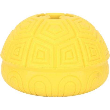 Leckerli-Spender-Spielzeug für Hunde, Gummiball in Schildkrötenpanzerform, Anti-Stress, Zahnpflege, langsames interaktives Spiel, Hundefutter, robustes Kauspielzeug (1/5)