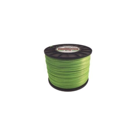 Filo TERMINATOR decespugliatore verde diametro quadro 2,4 mm lunghezza 1616 mt