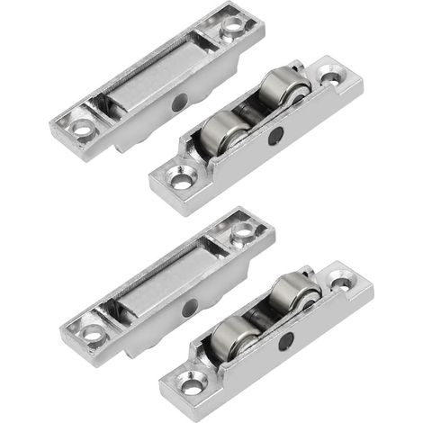pièces double rouleau de sécurité en métal, rouleau de fenêtre, 59mm x 13mm x 13mm (1/4)