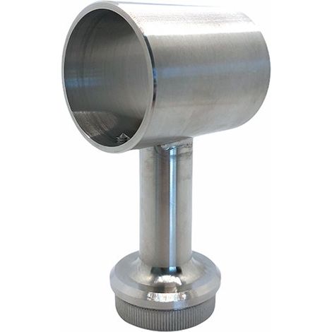 Metalideal Support de main courante bague pour poteaux rond inox Finition - AISI 304 Brossé - pour intérieur (1/5)