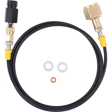 Adaptateur de réservoir de CO2 - Tuyau haute pression - Pour réservoir de CO2 W21.8-14 DIN477 et la plupart des machines à soda (1/5)