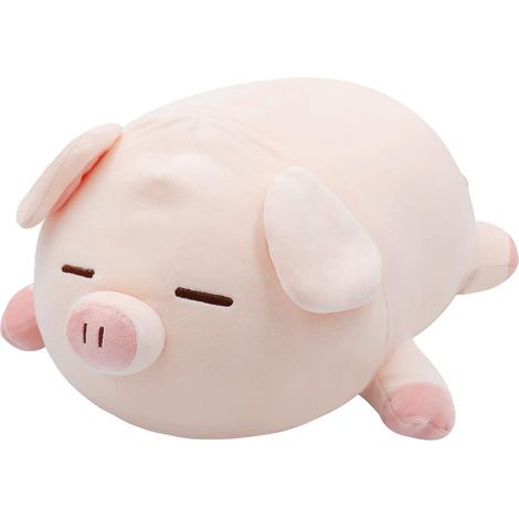 Rosa Schweinchen-Plüschkissen 40 cm, Kawaii-Ferkel-Kuscheltier, niedliches Tierkissen, Plüschtier bei Strabismus, Kindergeburtstagsgeschenk. (1/5)