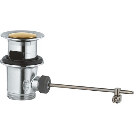 GROHE garniture de vidage 1 1/4'' 28910, pour robinetteries de lavabo/bidet, complète, chrome/or, 28910IG0 (1/2)